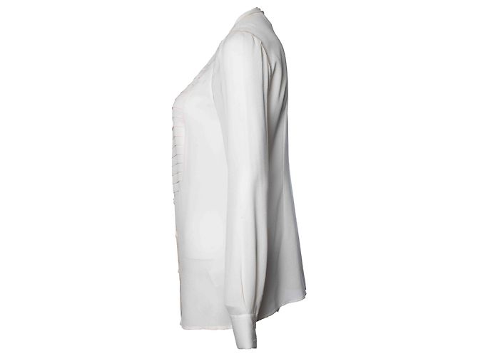 Tory burch, camicetta off white Bianco - vista 4