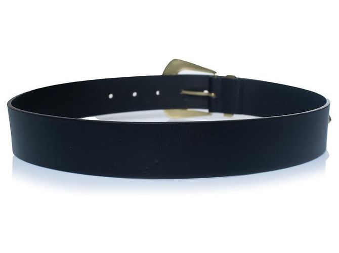 Iro, Ledergürtel mit goldener Schnalle Schwarz - Ansicht 4