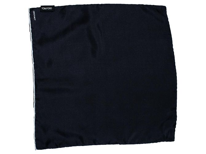 Tom Ford, fazzoletto da taschino nero - vista 2