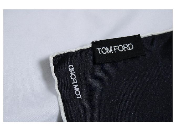 Tom Ford, fazzoletto da taschino nero - vista 4