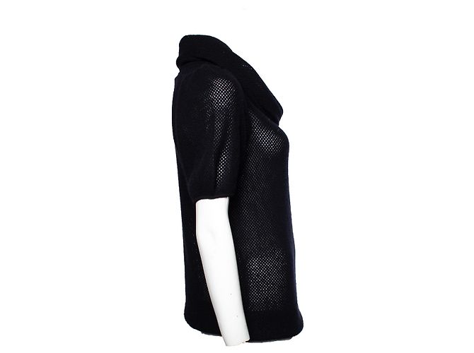 Marc Jacobs, top negro con cuello alto - vista 3
