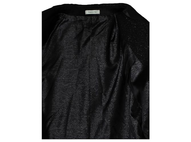 Alexander McQueen, double breasted glitter blazer Black - view 5