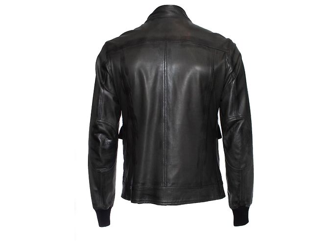 Dolce & Gabbana, Green leather biker jacket - view 2