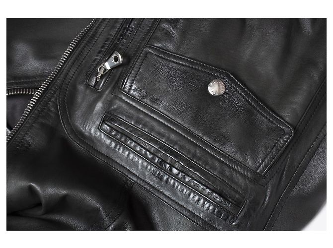 Dolce & Gabbana, Green leather biker jacket - view 6