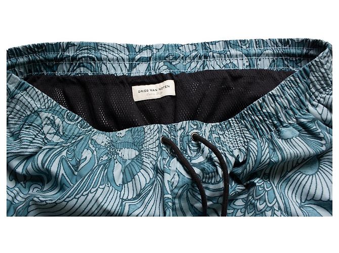 Dries van Noten, pantaloncini da bagno blu e rosa Multicolore - vista 4