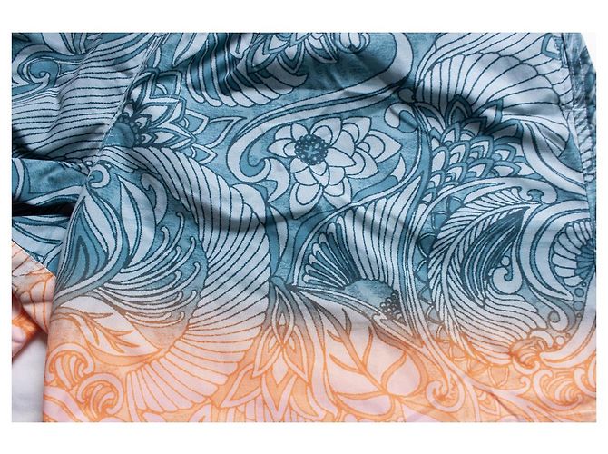 Dries van Noten, pantaloncini da bagno blu e rosa Multicolore - vista 5