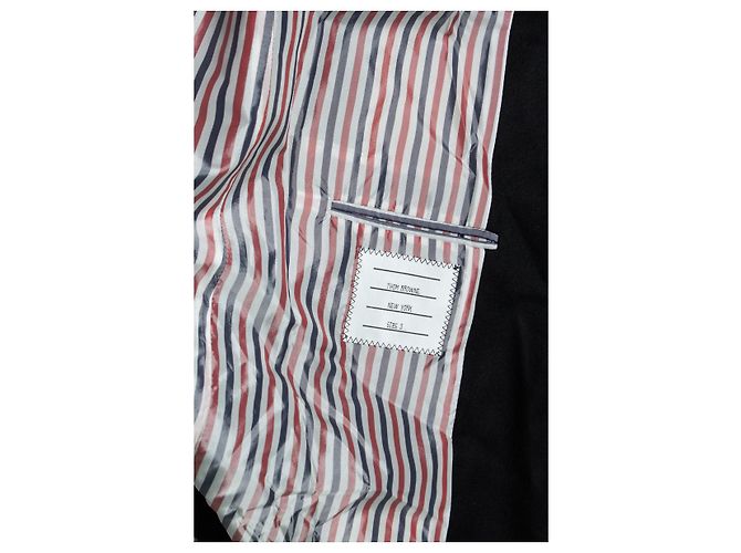 Thom Browne, Trench nero - vista 10