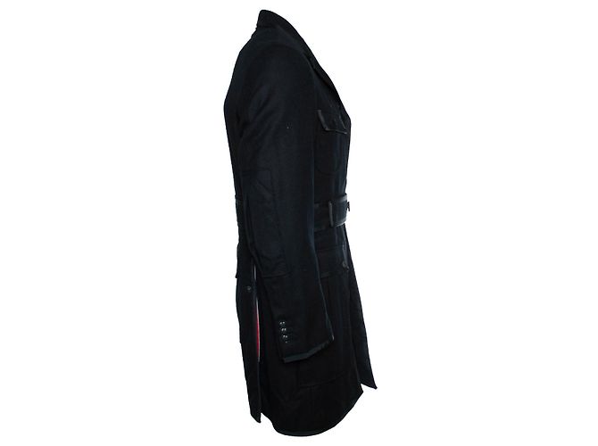 Thom Browne, Trench nero - vista 4