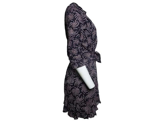 Ba&sh, Corazon Kleid mit Blumenprint Lila - Ansicht 4