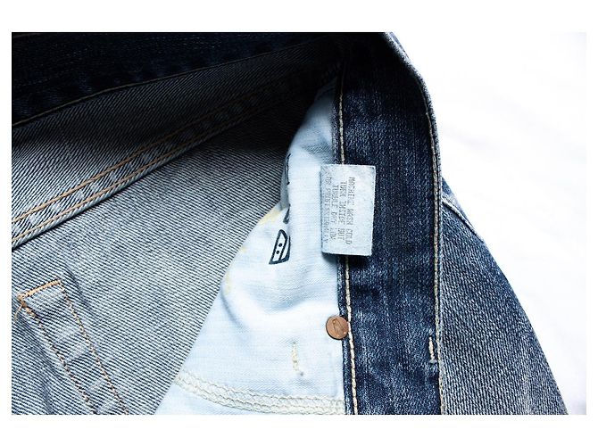 7 for all mankind, falda vaquera con strass Azul - vista 6