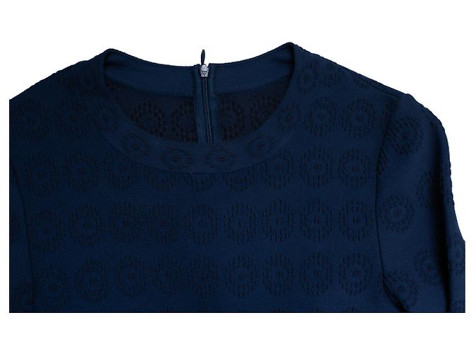 Alaïa Alaia, vestido azul acampanado con estampado - vista 7