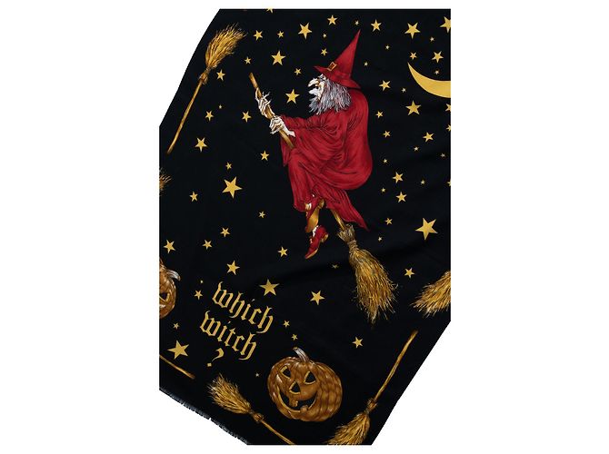 Sciarpa Moschino con stampa di strega in nero Multicolore - vista 5