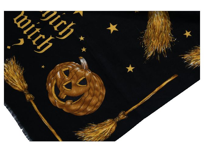 Sciarpa Moschino con stampa di strega in nero Multicolore - vista 7