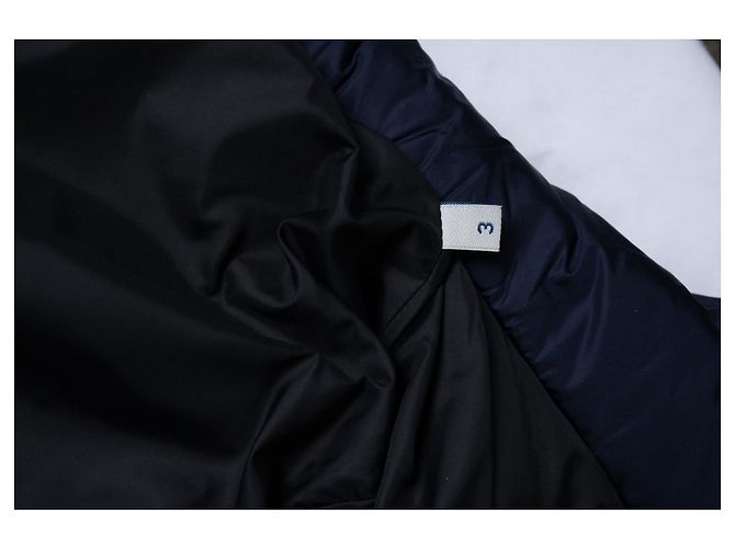 Moncler, jaqueta acolchoada Betula de plumas em azul - vista 7