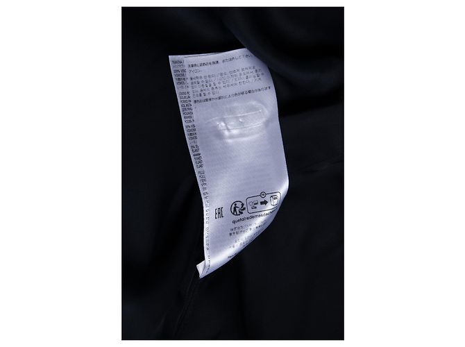 Jil Sander, giacca bomber sport blu lunga - vista 7