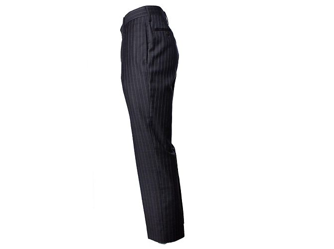 Gucci, pantaloni gessati grigi Grigio - vista 3