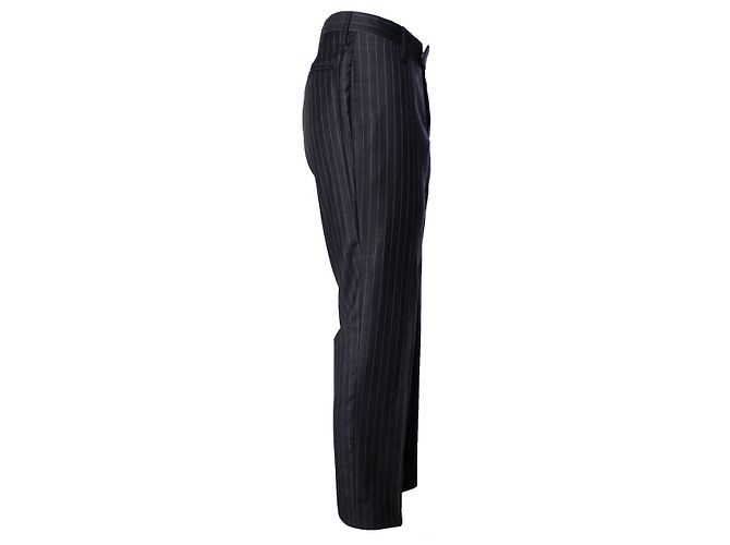 Gucci, pantaloni gessati grigi Grigio - vista 4
