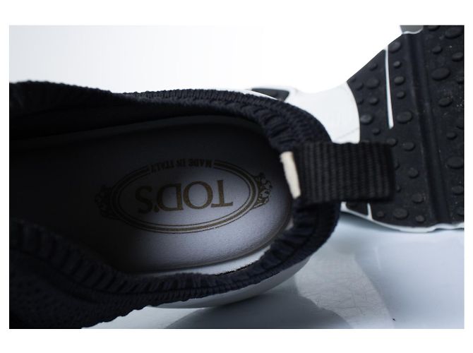 Tod's Tods, zapatillas Kate en tejido técnico Negro - vista 8