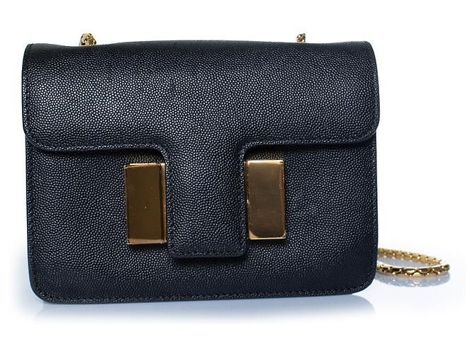 Tom Ford, borsa Sienna in pelle granulata nera Nero - vista 2