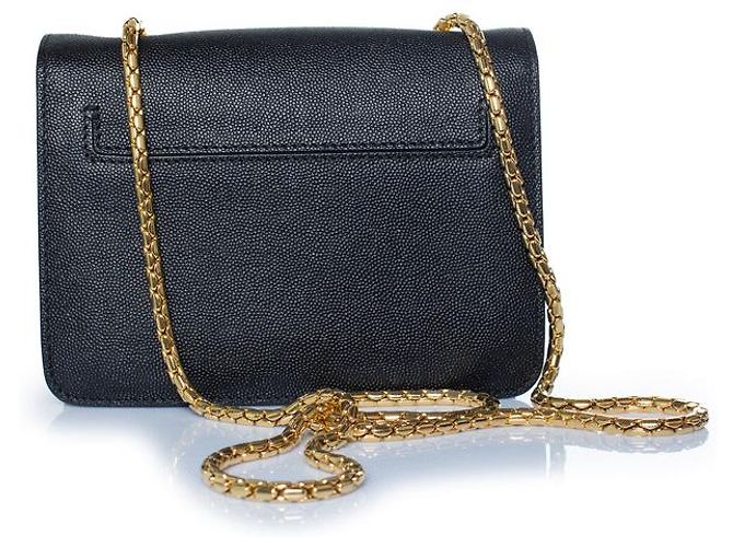 Tom Ford, borsa Sienna in pelle granulata nera Nero - vista 3