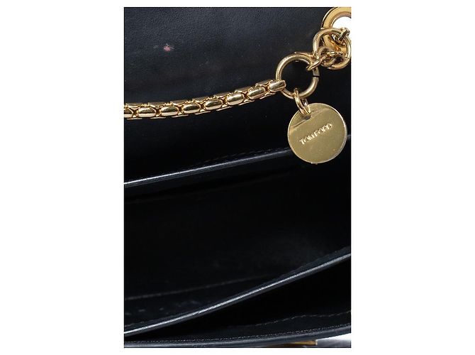 Tom Ford, borsa Sienna in pelle granulata nera Nero - vista 6