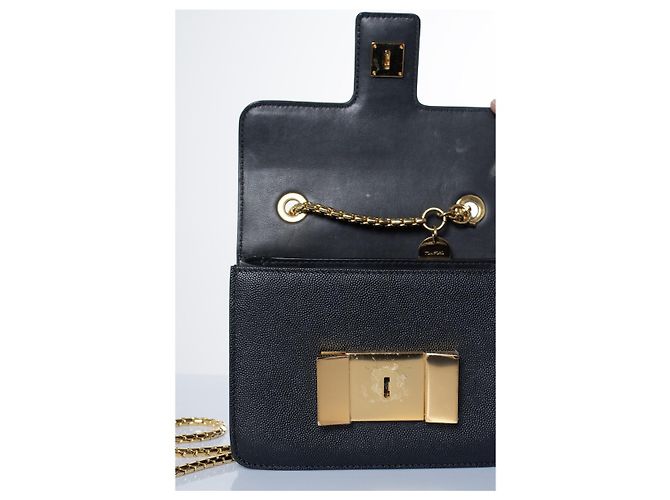 Tom Ford, borsa Sienna in pelle granulata nera Nero - vista 7