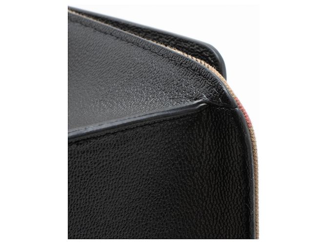 Bolsa transversal Burberry Leather House Check Mackford Marrom Bege - vista 10