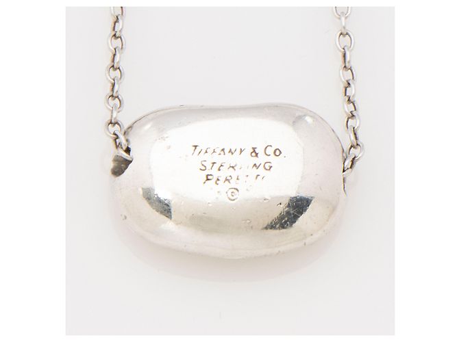 Collana Elsa Peretti in argento sterling Bean 18mm di Tiffany & Co. Metallico - vista 4