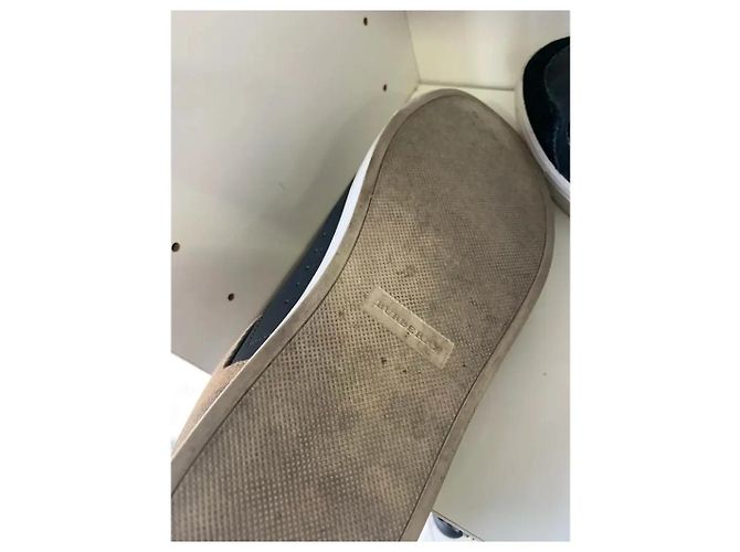 Sneakers Burberry in pelle e scamosciato Vintage Check Nero - vista 3