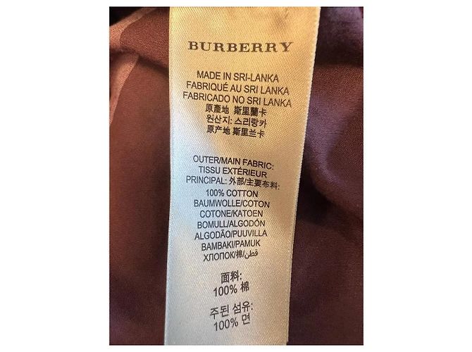 Camisa Burberry Brit a cuadros de algodón Negro Rosa Púrpura - vista 6