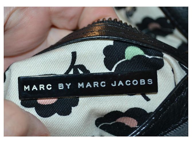 Marc by Marc Jacobs Borsa a spalla in tela monogram Marrone Nero - vista 4