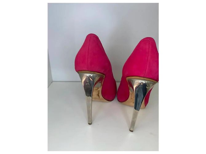 Décolleté Giuseppe Zanotti in scamosciato rosa - vista 4