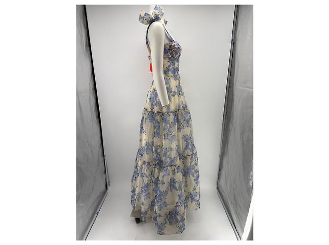 Abito floreale Milla Camila S Blu Cotone - vista 3