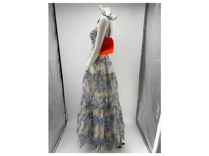 Abito floreale Milla Camila S Blu Cotone - vista 4