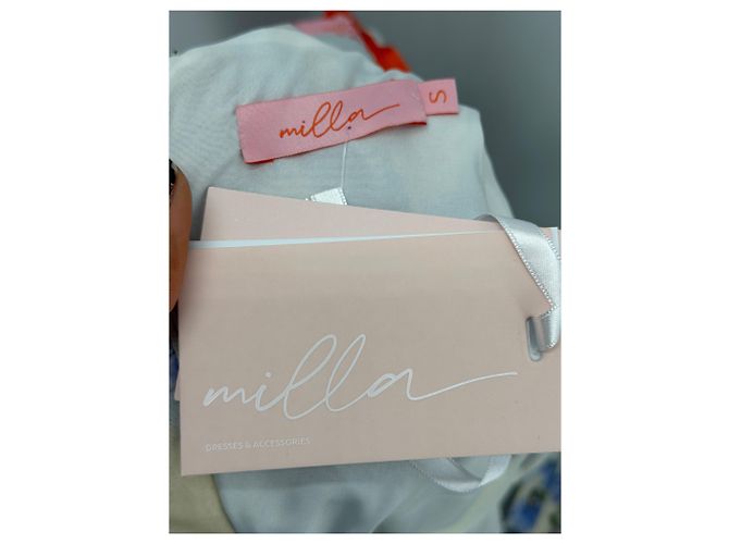 Abito floreale Milla Camila S Blu Cotone - vista 5