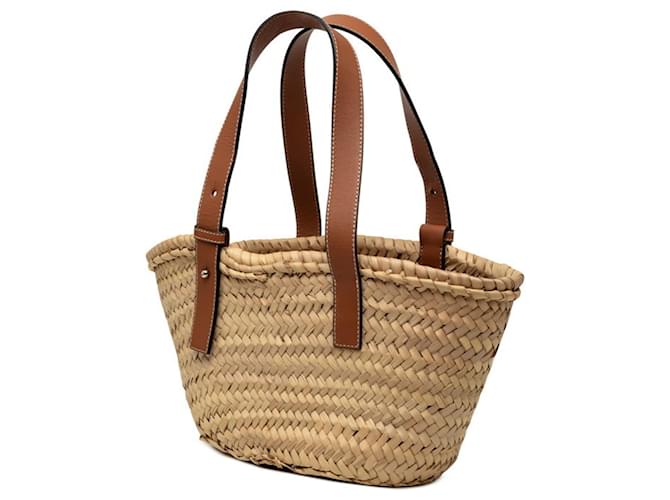 Cesto Loewe Anagram Marrone Beige - vista 2
