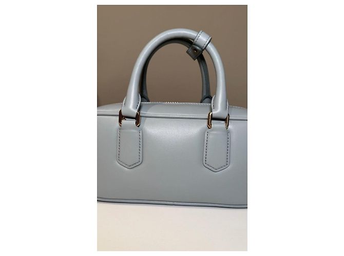 Miu Miu Borsa Bauletto Arcadie in pelle Blu chiaro - vista 4