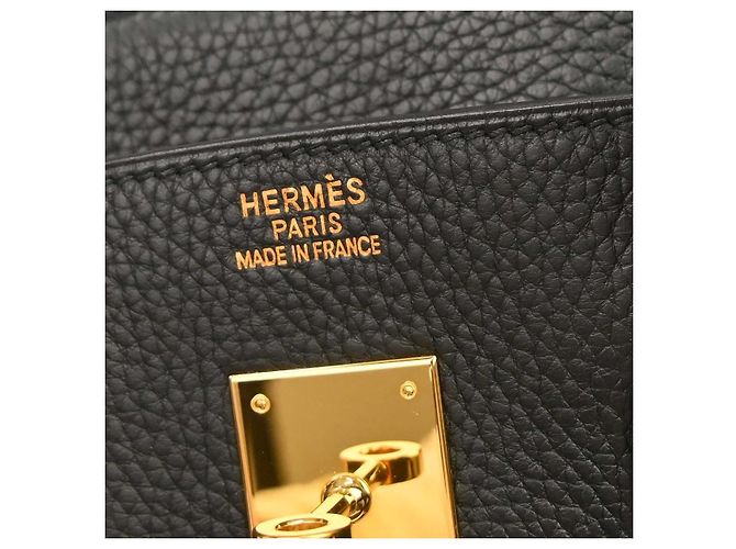 Hermès Hermes Birkin Taurillon Clemence 35 Nero - vista 4