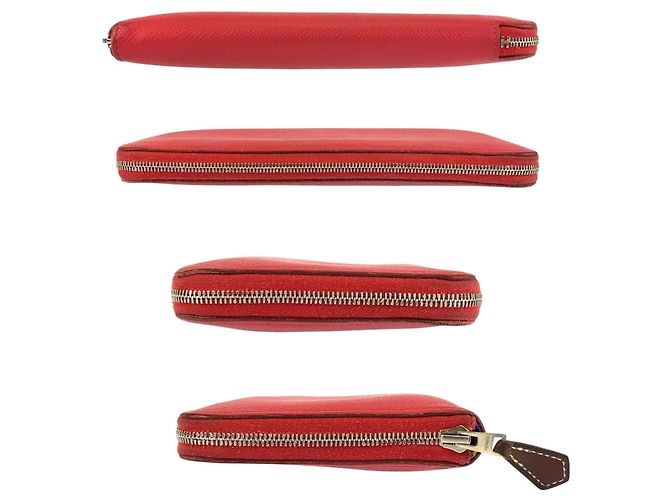 Cartera larga Azap Hermès en rojo Roja - vista 10
