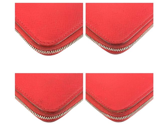 Cartera larga Azap Hermès en rojo Roja - vista 7