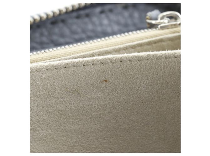 Selleria Fendi Light Blue Leather Long Wallet - view 10