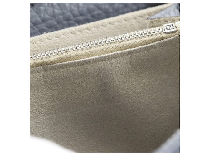 Selleria Fendi Light Blue Leather Long Wallet - view 11