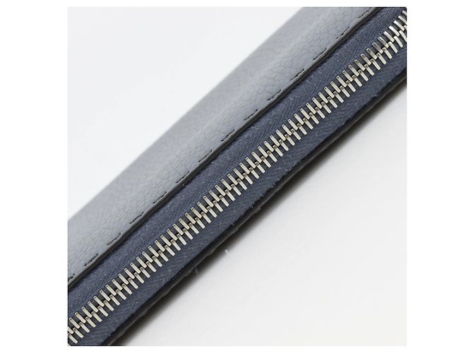 Selleria Fendi Light Blue Leather Long Wallet - view 15