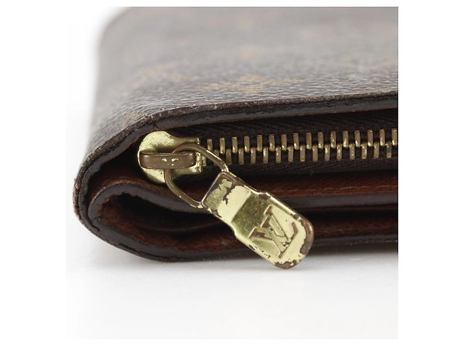 Louis Vuitton Monogram Bi-fold Wallet Braun - Ansicht 14