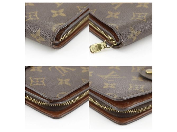 Louis Vuitton Monogram Bi-fold Wallet Braun - Ansicht 4