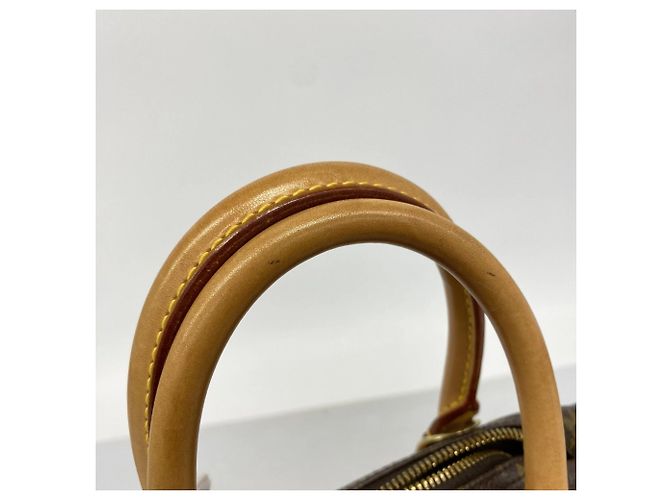 Borsa Louis Vuitton Monogram Deauville Marrone - vista 10