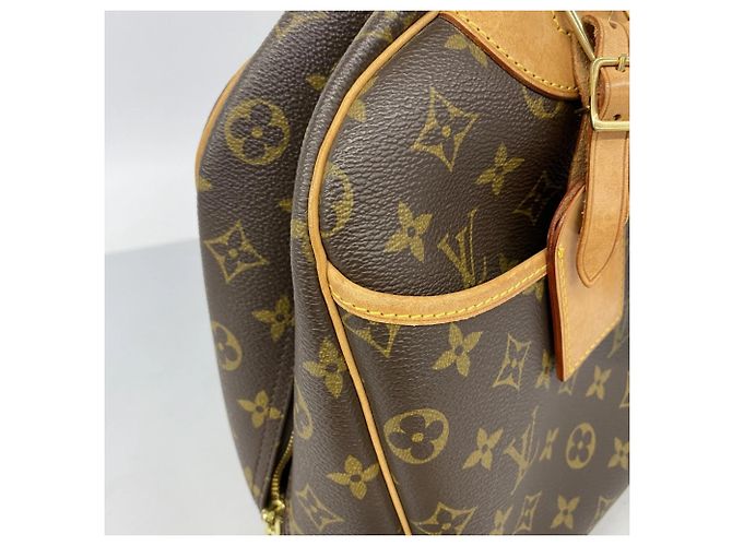 Borsa Louis Vuitton Monogram Deauville Marrone - vista 7