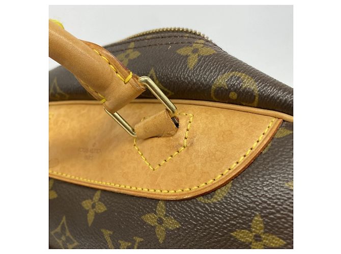 Borsa Louis Vuitton Monogram Deauville Marrone - vista 8