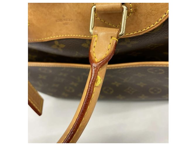 Borsa Louis Vuitton Monogram Deauville Marrone - vista 9