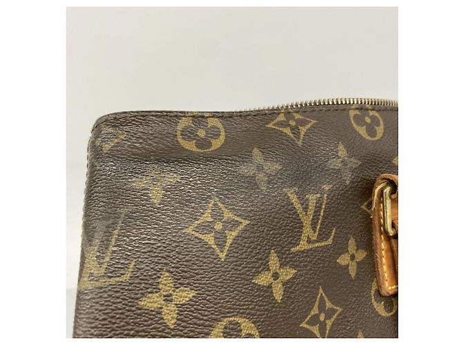 Borsa Tote Louis Vuitton Monogram Cabas Mezzo Marrone - vista 10